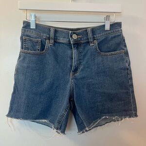 Express Casual Blue Jean Shorts for Women Like New Size 0 Midi